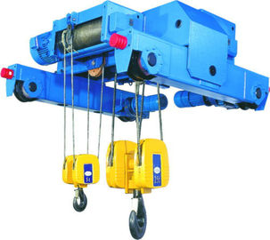 China 3 ton, 5 ton, 6 ton, 8 ton Double Girder Electric Wire Rope Hoist With Trolley For Storage / Warehouse / Stock Ground supplier