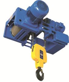 China 8 / 16 Ton Low Headroom Crane Electric Wire Rope Hoist With Pendant Control supplier