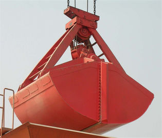 China 16 Ton Four Rope Mechanical Grabs Clamshell Grab for Loading Grains Leakage-proof supplier