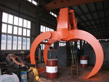 China Deck Grane Electro Hydraulic Grabs / Timber Grab For Logs and Wood Large Capacity supplier