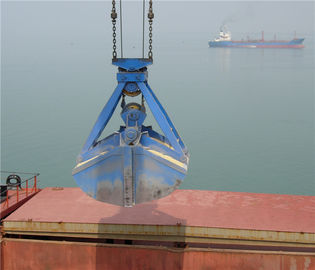 China 20T Four Ropes Leakage-proof Mechanical Clamshell Grab for Loading Grains supplier