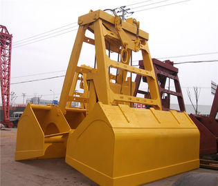 China 20T Bulk Materials Loading Remote Controlled Clamshell Grab For Deck Cranes supplier