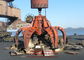 10T Electric Hydraulic Orange Peel Grab / Steel Scrap Orange Peel Grapple supplier