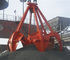16T Ropes Mechanical Orange Peel Grab 5m³  for Loadiing Sand Stone / Steel Scraps and Ore supplier