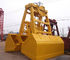 20T Bulk Materials Loading Remote Controlled Clamshell Grab For Deck Cranes supplier