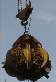 China Hydraulic Orange Peel Grab Bucket For Steel Plant, Garbage Burning Processing supplier