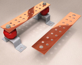 M , Y2 , Y , T Perforated Portable Ground Copper Flat Bar For Loading Machine , Electric Equipment