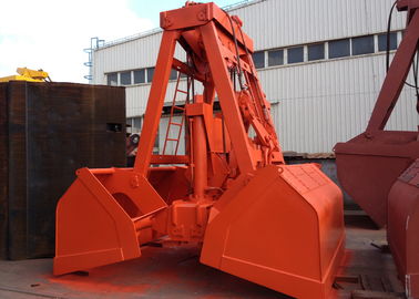 China Remote Control Grapple Grabs For Marine Coal / Sand / Grain Loading 36mm Rope Dia supplier