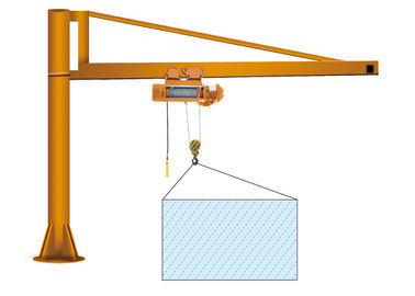 China Free Standing BZ Cantilever Manual Jib Crane Hoist Easy Operated supplier