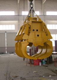 China Electro-Hydraulic Rectangle Scrap Grab / Grapple Bucket  for Single Hook Crane supplier