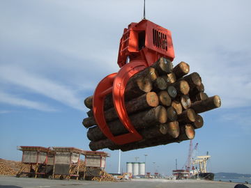 China Large Capacity Electro Hydraulic Timber Grab / Wood Grabs / Log Grapple High Efficiency supplier