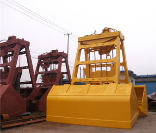 China 12CBM Wireless Remote Control Clamshell Grapple Bucket for Cranes Handing Bulk Material supplier