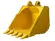 Yellow Small Excavator Bucket For Mini Digger , Excavator Spare Parts
