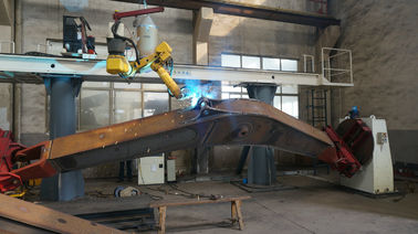 BS , DIN Fe510 Steel Excavator Boom For Logistics Machinery , Long Reach Boom supplier