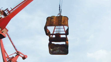 Two Jaw Hydraulic Clamshell Grab Bucket For Excavator Equipment , Heavy Steel Parts supplier