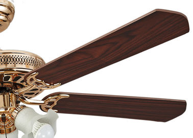 Electroplated Rose Gold Modern Ceiling Fan Light Fixtures with Iron , Acrylic supplier