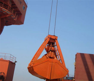 Mechanical Control Bulk Cargo Ship Single Rope Grab for Loading Bulk Material supplier