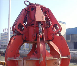 Steel Scrap Loading Motor Hydraulic Grab / Orange Peel Grabs 12 Ton CE Approved supplier