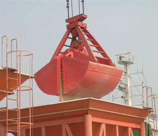 16 Ton Four Rope Mechanical Grabs Clamshell Grab for Loading Grains Leakage-proof supplier