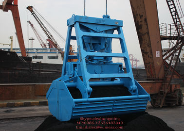 SWL 20T 6 - 10M3 Remote Controlled Clamshell Grabs for Bulk Cargo of Sand or Iron Ore supplier