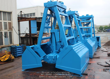 SWL 20T 6 - 10M3 Remote Controlled Clamshell Grabs for Bulk Cargo of Sand or Iron Ore supplier