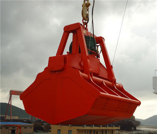 Professional Motor Electro Hydraulic Grabs Clamshell for Ship Crane 28T 6 - 12CBM supplier