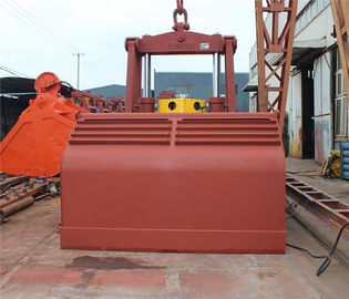 Industrial 28T 15CBM Electro Hydraulic Grabs / Ship Deck Crane Clamshell Grapples supplier