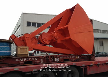 Professional Mechanical Grabs for Discharge Bulk Crane , Four Rope Clamshell Grab for Nickel Ore supplier