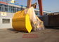 Crane Mechanical Grabs High Performance Bulk Cargo Loading Four Rope Clamshell Grapple supplier