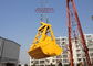 Crane Mechanical Grabs High Performance Bulk Cargo Loading Four Rope Clamshell Grapple supplier