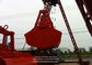 Clamshell Motor Electro Hydraulic Grabs For Ship Deck Crane to Discharge Bulk Cargo