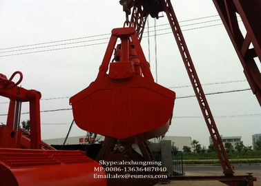 Clamshell Motor Electro Hydraulic Grabs For Ship Deck Crane to Discharge Bulk Cargo supplier