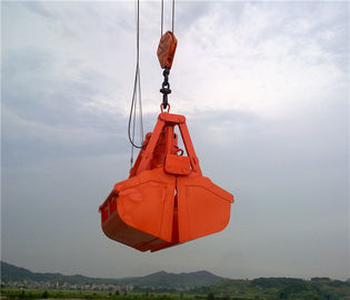 Marine Electro Hydraulic Clamshell Grabs For Crane Cargo Handling Equipment supplier