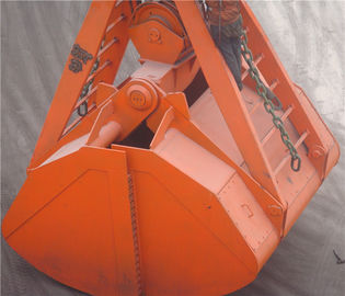 Mineral Powder Loading Mechanical Grabs / Four Rope Clamshell Grab 28 Ton supplier