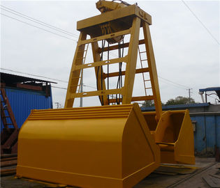 28T 15m³  Wireless Remote Control Grab / Single Rope Grapple for Bulk Cargo Loading supplier